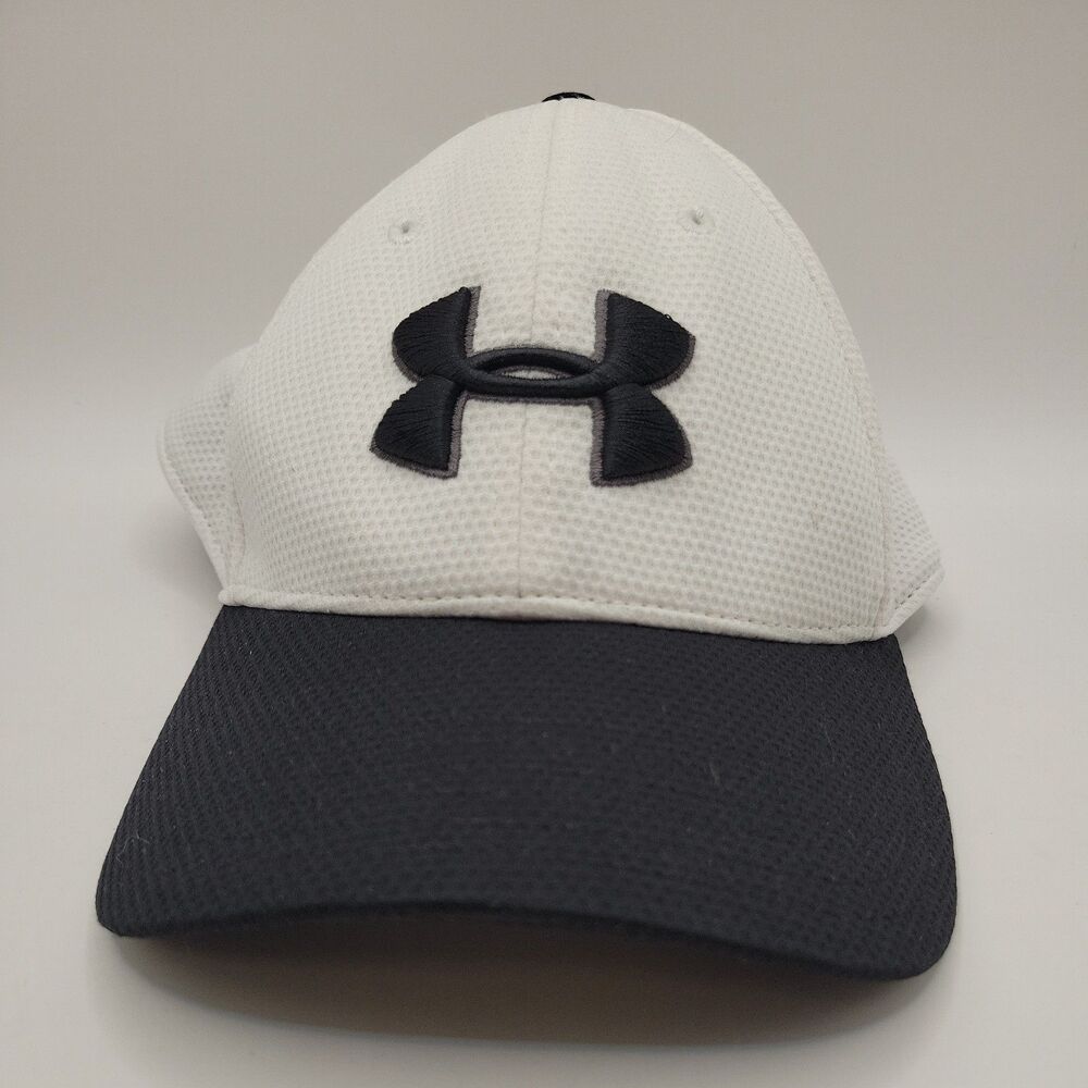 Under Armour Dri Fit Baseball Hat White Fitted L/XL